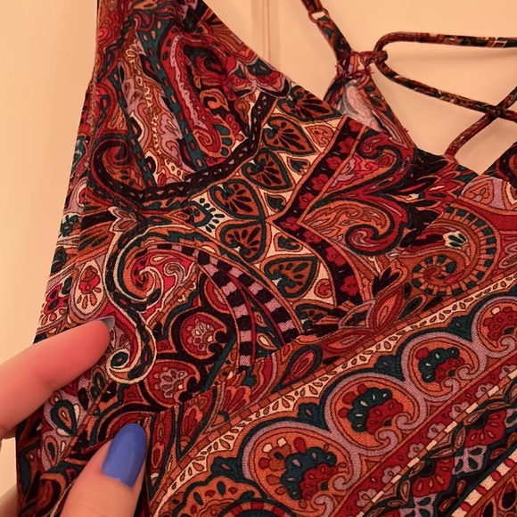 american eagle sundress tie up back - Picture 3 of 5